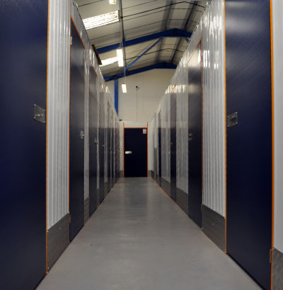 Our own secure storage facility in Helston, Cornwall.
